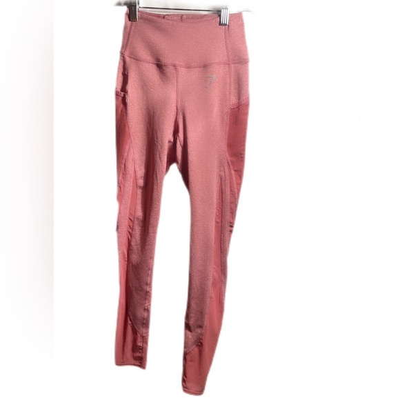 Gymshark mesh placement casual athletic stretch lightweight tights leggings XS - Picture 2 of 3
